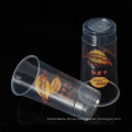 20oz Clear PP Disposable Plastic Drinking Cup With Lid